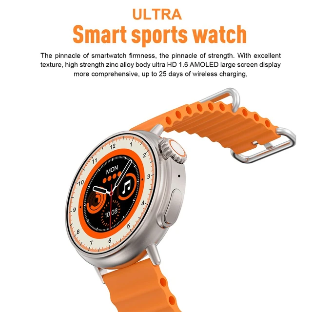 Montres Intelligentes En Acier Inoxydable IP68 Smart Watch