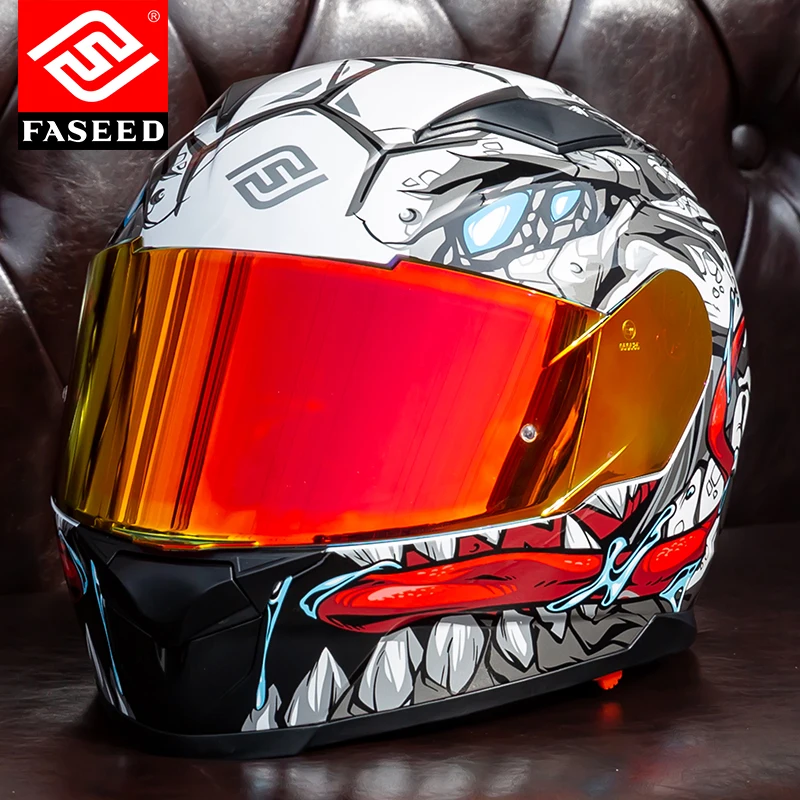

FASEED 817 dual lens full face motorcycle helmet, For motorcycle racing and leisure cruising motorcycle protective helmet