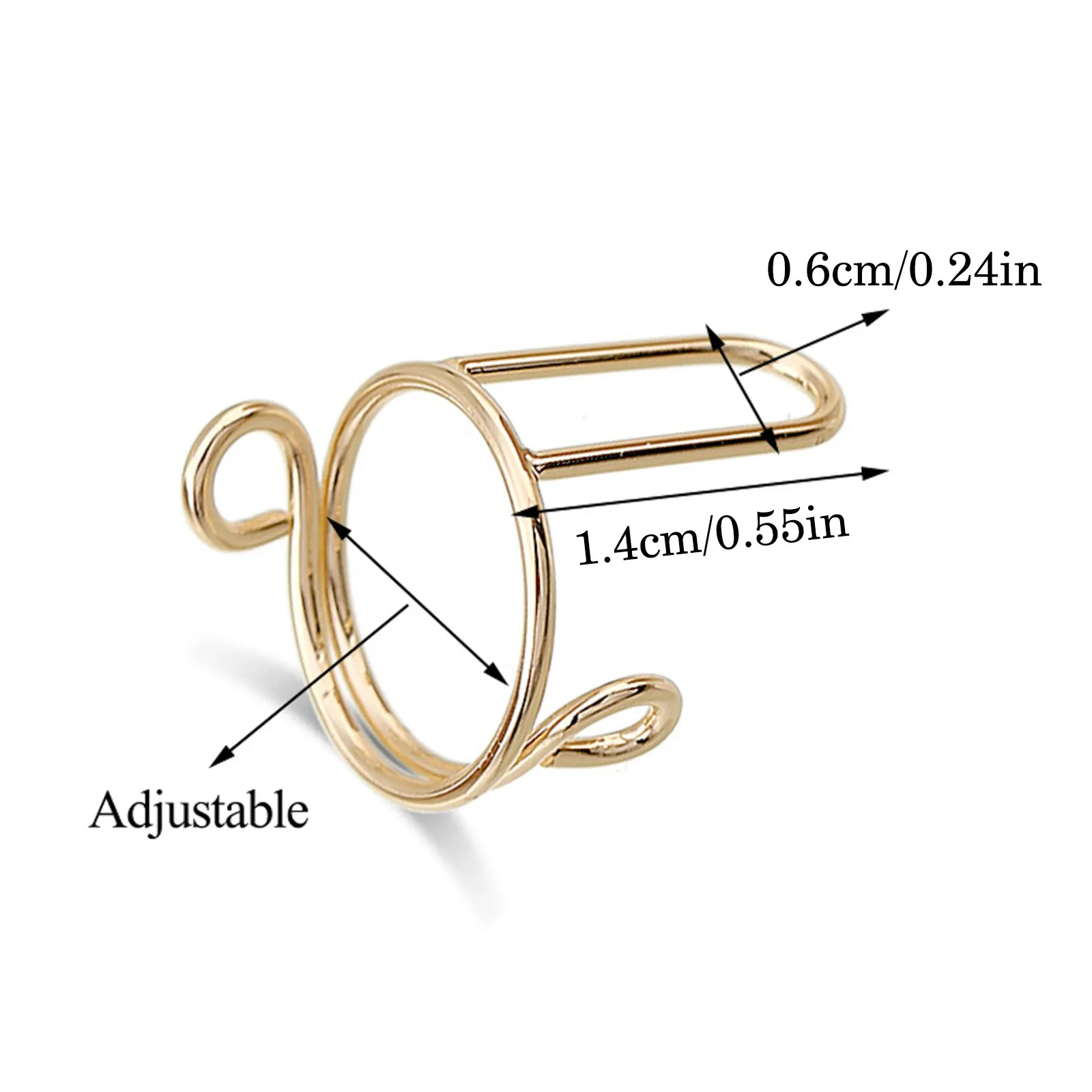 Costume Rings Wudu Nail Rings Non Tarnish 10pcs Adjustable No Glue No Women Gift Ring Set For Halal Nails Decoration бижутерия 6