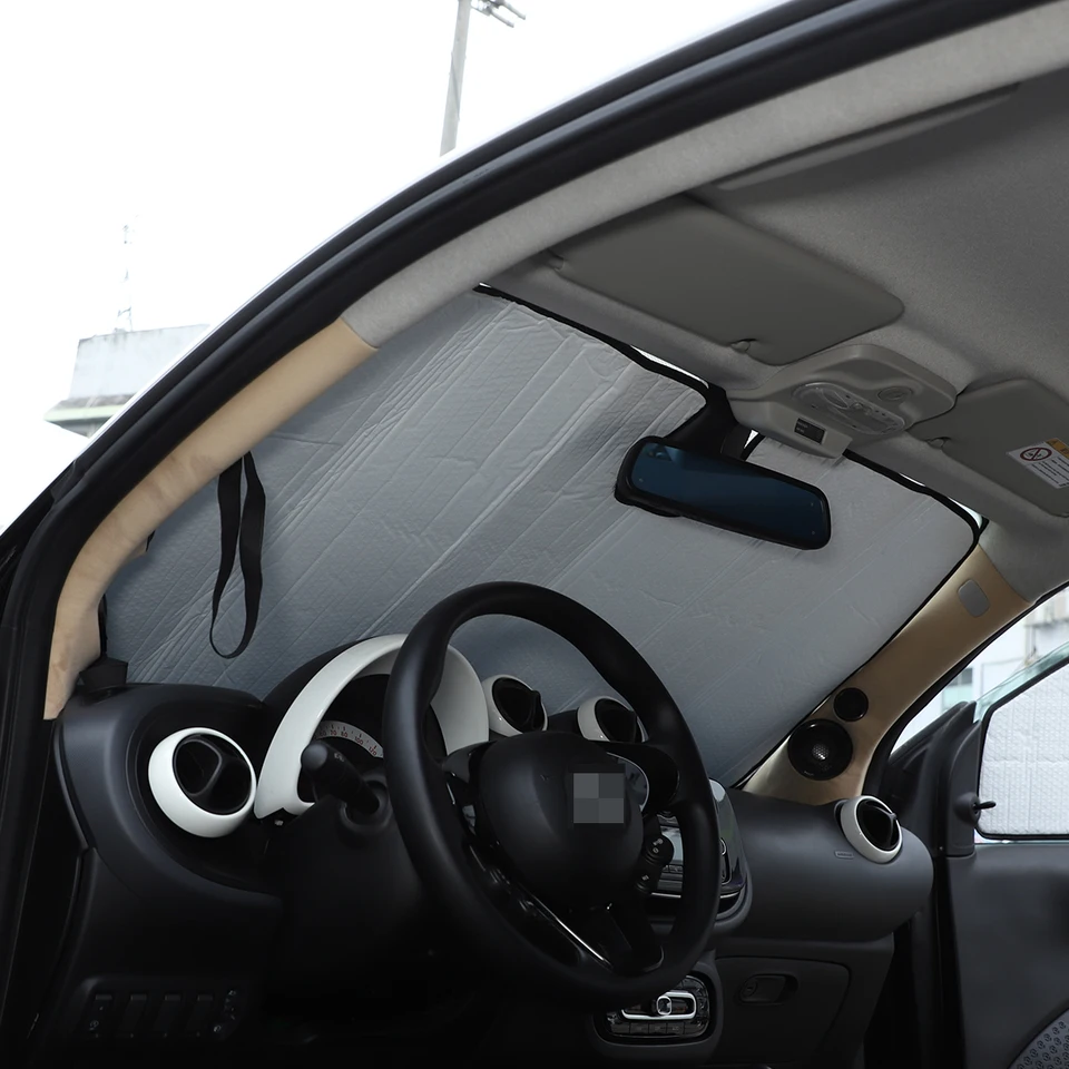 DIYUCAR Parasole per parabrezza auto compatibile con Smart 453