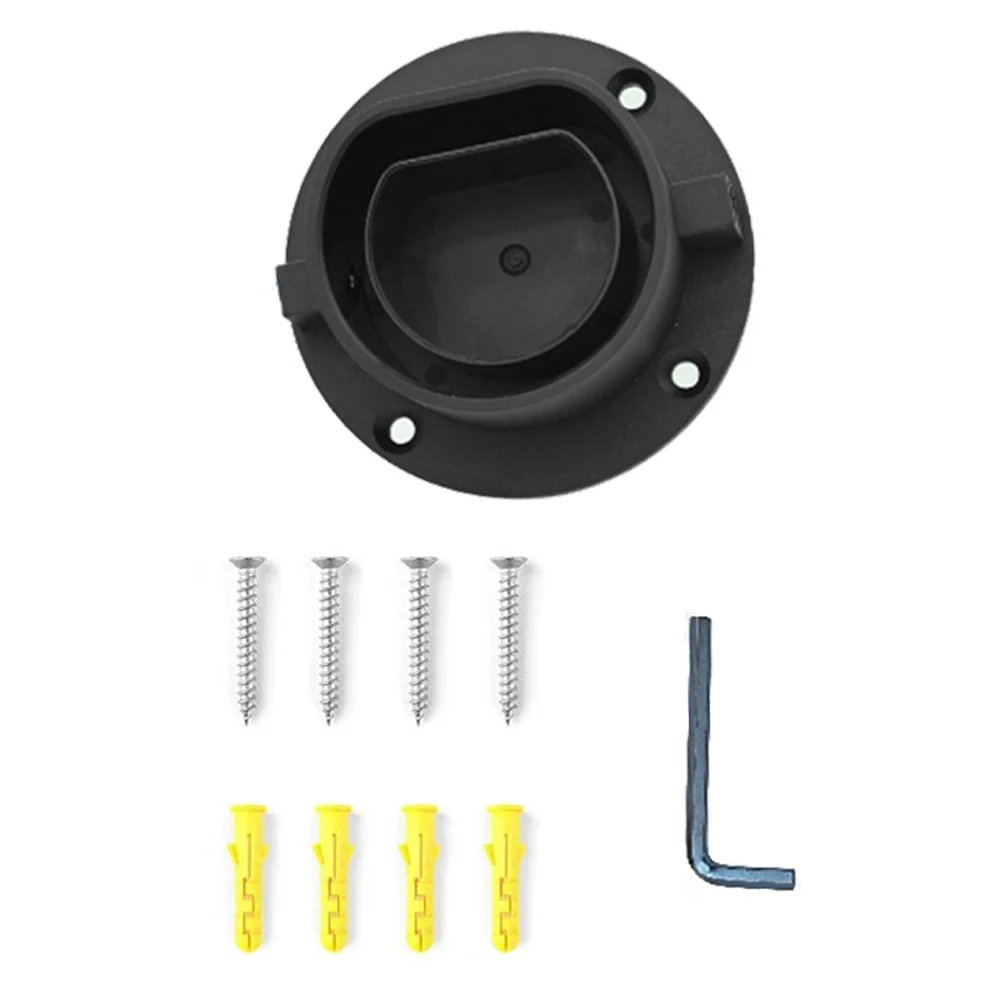 EV 충전기 케이블 거치대 전기 자동차 EVSE 더미 소켓, IEC 62196-2 커넥터 플러그, 용수철 나사 버클 벽 마운트, 2 타입