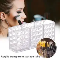 Diamond Patterned Mirror Cabinet Storage Box, Bathroom, Bathroom, Cosmetics, Lipstick Storage Rack DROPSHIPPING 2