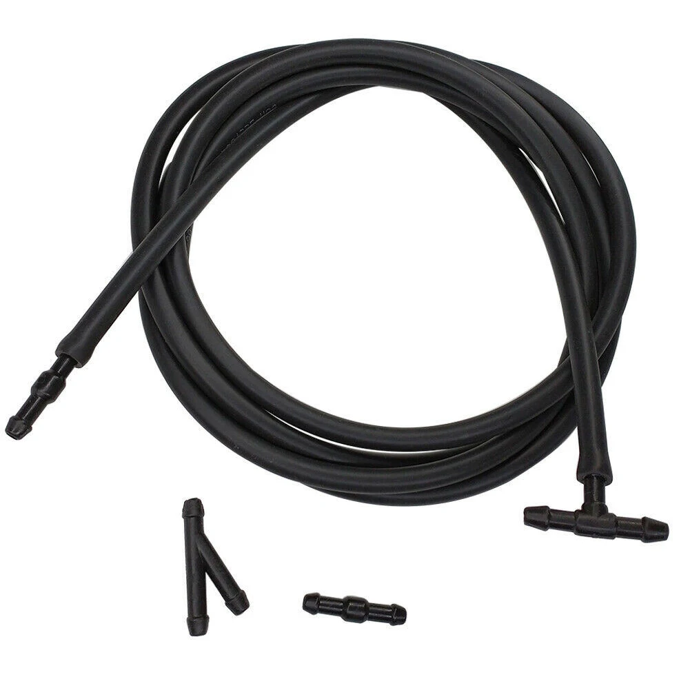 

Universal 2m Windshield Washer Nozzle Hose Tube Pipe W/ Connector T Y Straight for Front Window Headlight Pump Car Parts