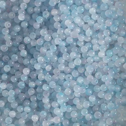 Vibrant Blue - Purple 4mm Round Glass Beads - 4mm 1600pcs (Dark Blue)