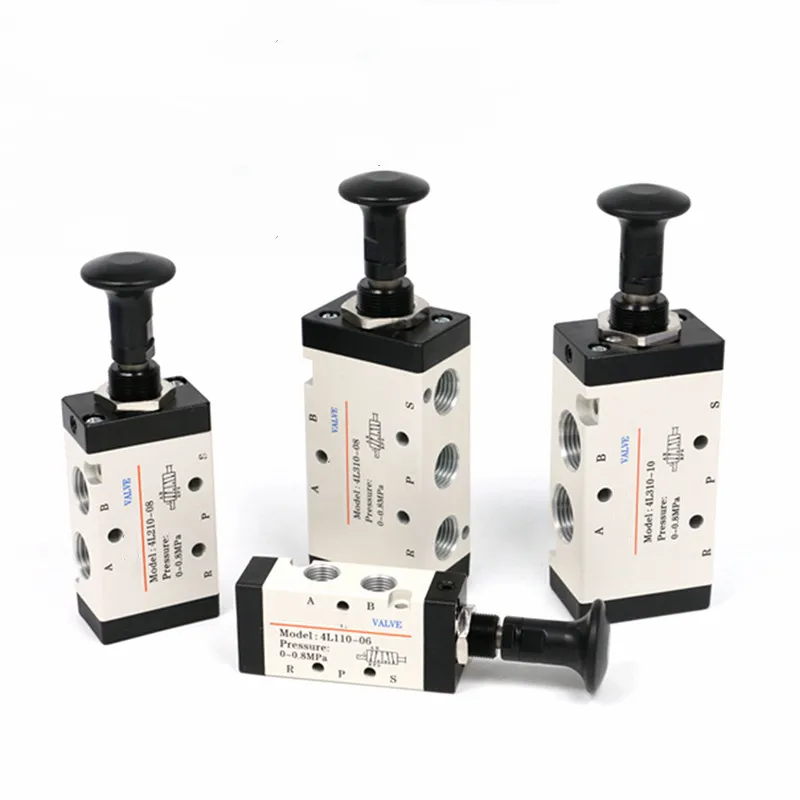 

Push-Pull Valve 5Port 2 Position 4L Series 4L110-06 / 4L210-08 / 4L310-10 Pneumatic Control Valve