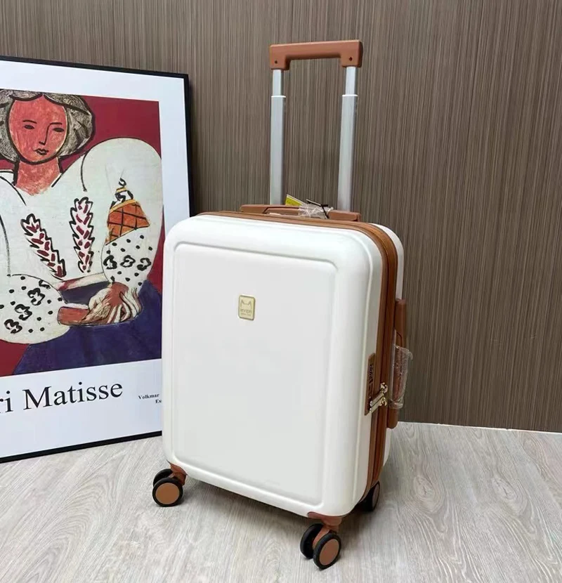 Maleta roja de diosa vintage Maleta Doyen Maleta silenciosa con rueda de cardan maleta de viaje maleta con ruedas