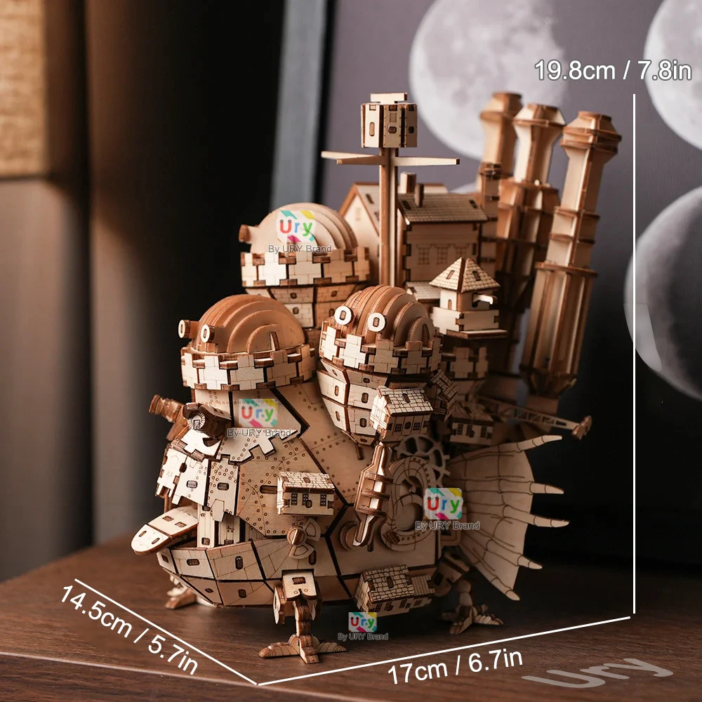 3D Wooden Magic Steel Castle Puzzle Model Kit 2