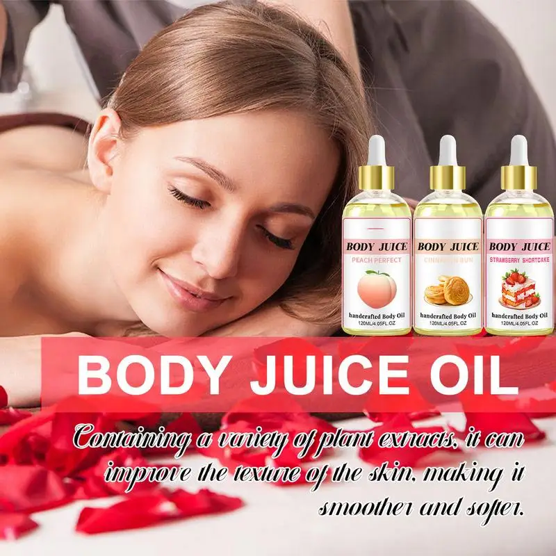 

120ml Non-Greasy Moisturizing Soothing Oil Body Juice Oil Facial Body Massage Moisturizing Diffuser Aromatherapy Face Body Oil