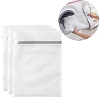 2PCS Honeycomb Mesh Laundry Bags For Delicates,Net Fabric Reusable Delicate Wash Bag Travel Organization Bag For Lingerie 1