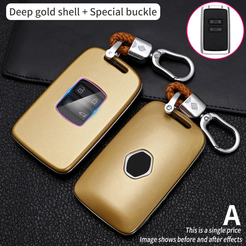 Portachiavi per auto per Renault Megane 3 Clio 4 5 Captur Trafic Kangoo Twingo Laguna Scenic 2022 copri chiave accessori per porta conchiglia - Se53961c9ee264511a9ca1305655ae373U