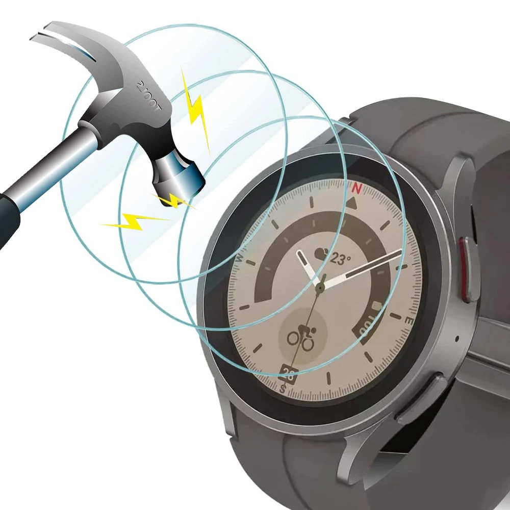 

Screen Protector For Samsung Galaxy Watch 4/classic/46mm/42mm/3/45mm Film Tempered glass Protective Galaxy watch 5/Pro/44mm/40mm