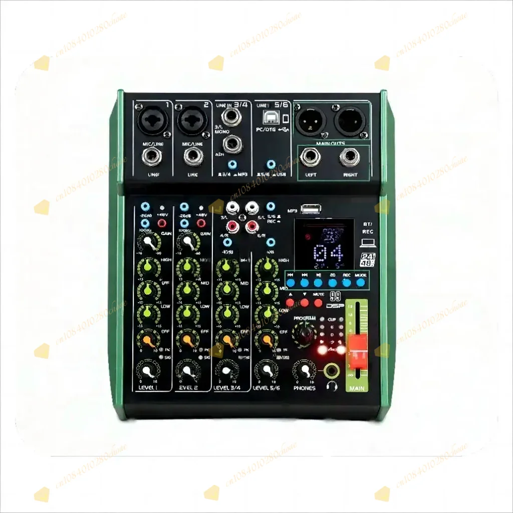 Mixer Console Usb 8-Channel 6-Channel Professional Best Audio Power