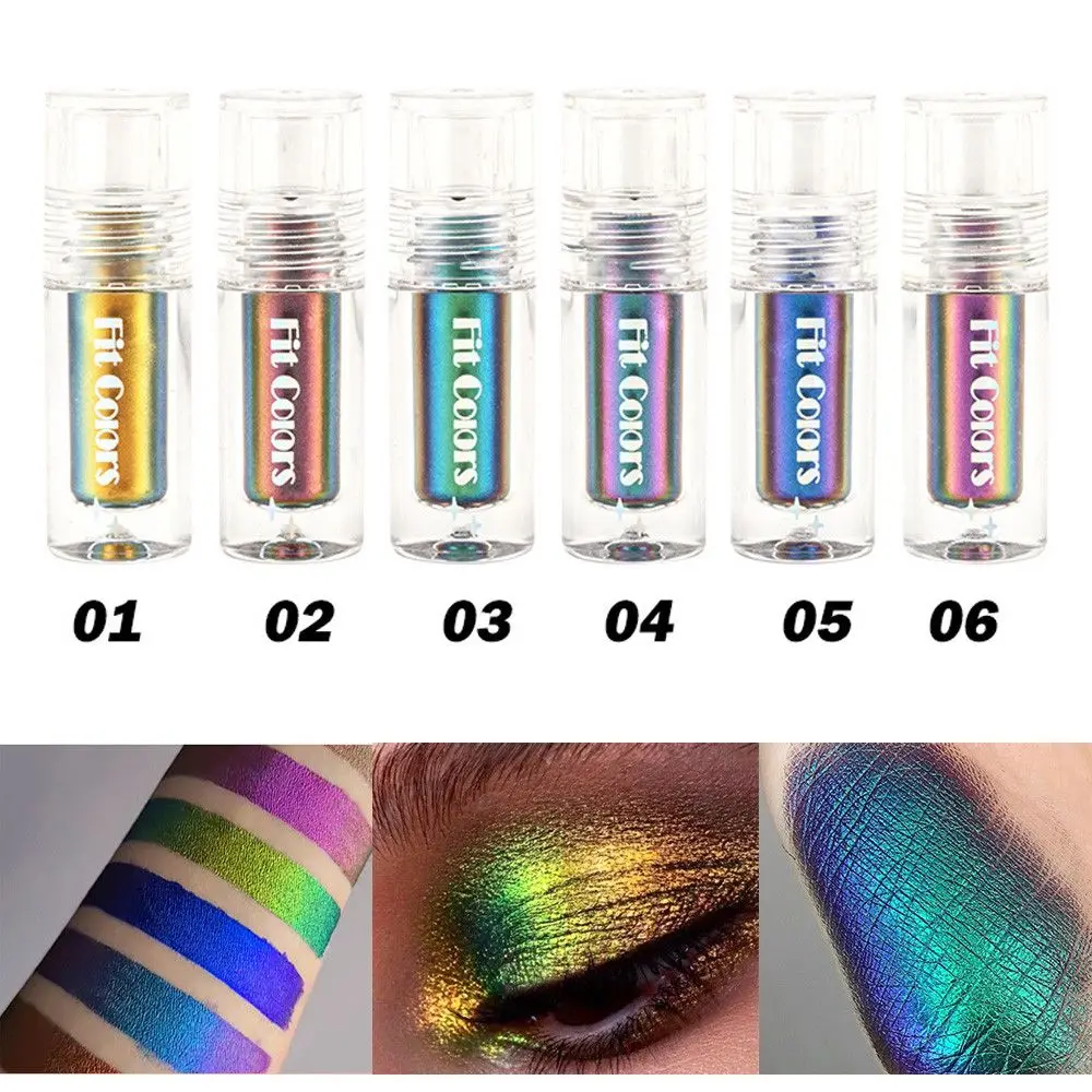 

Long Lasting Duochrome Glitter Eyeshadow Pigments Aurora Eyeshadow Chameleon Liquid Eyeshadow Eye Shadow
