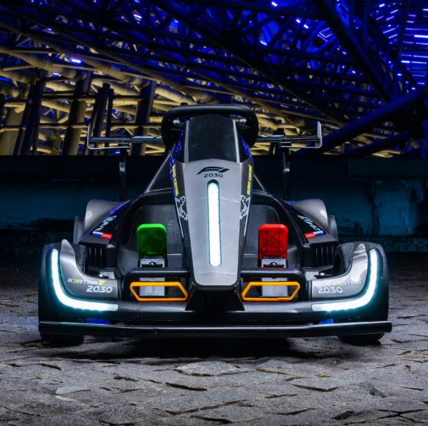 Go Kart, Powerful 24V Drift Car, Electric Toy Car for Kids Outdoor Fun