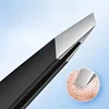 Stainless Steel Black Eyebrow Tweezer with Slant and Flat Point Beauty Tools for Eyelash Tweezer & Ingrown Hair Removal 1