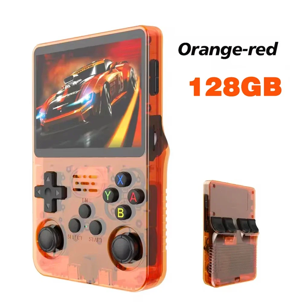 R36S Retro Handheld Game Console Linux System 3.5-inch IPS Screen Video Pl