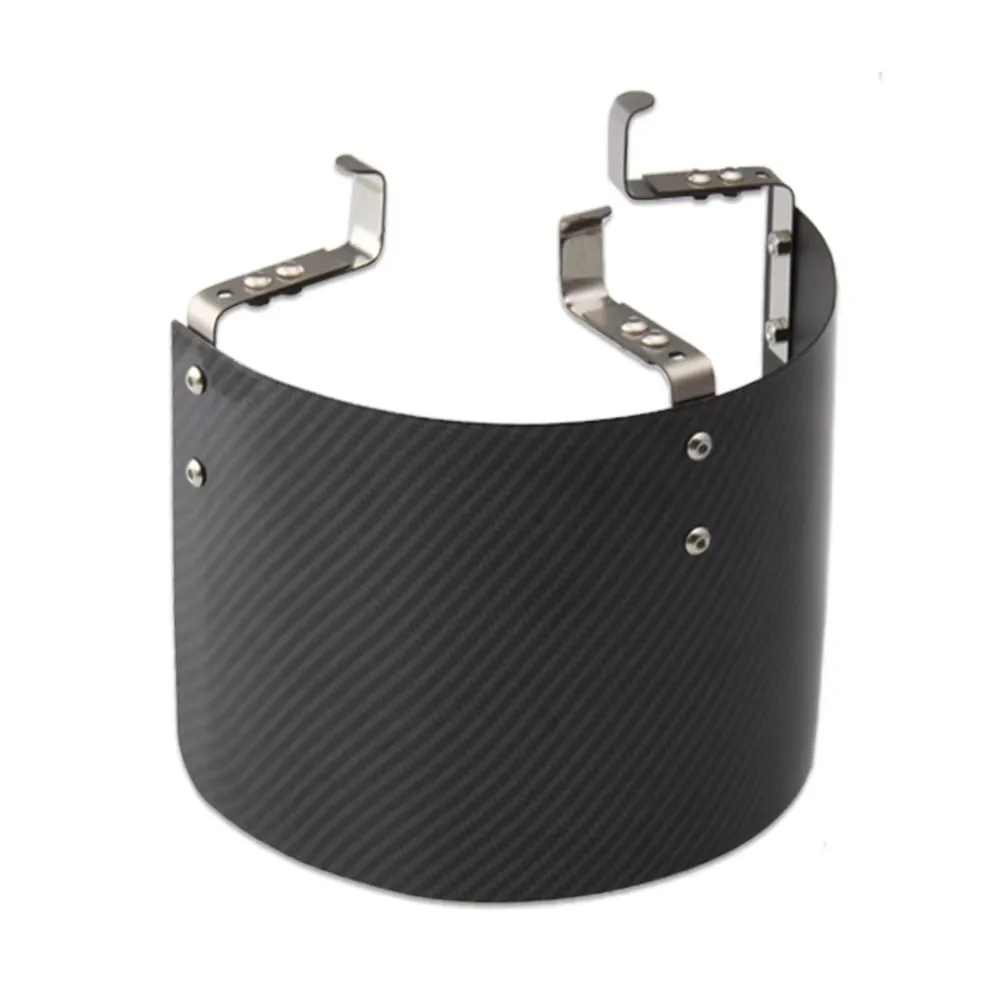 Universal Air Intake Filter Heat Shield Cover For 2.5"-3.5" Cone Filters - Stainless Steel