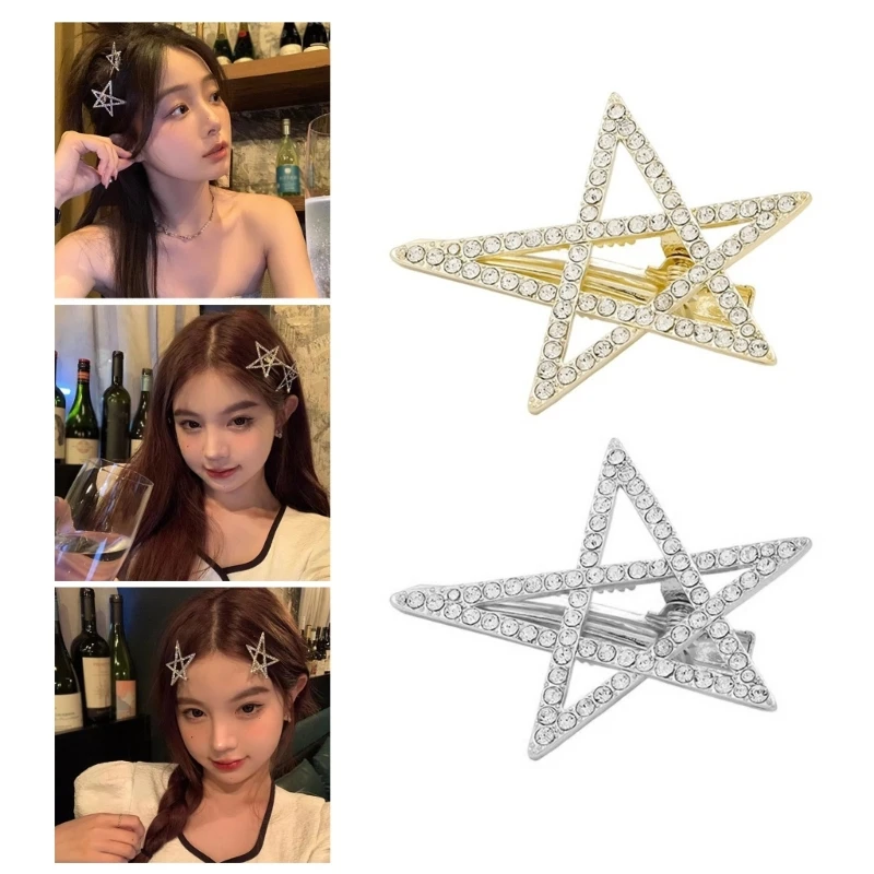 

Заколка для волос в форме звезды для женщин и девочек, шпилька со звездой, заколка для волос, аксессуары для укладки волос, из