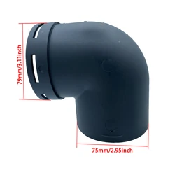 Adjustable Length Air Heater Duct Pipe Tube Hose - 75mm Diameter for Diesel Parking Heater (75mm - WT)