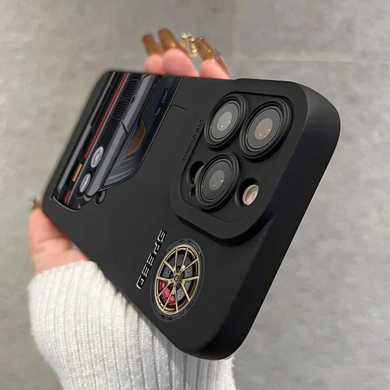 Stylish Camera Pattern Soft Silicone Phone Case