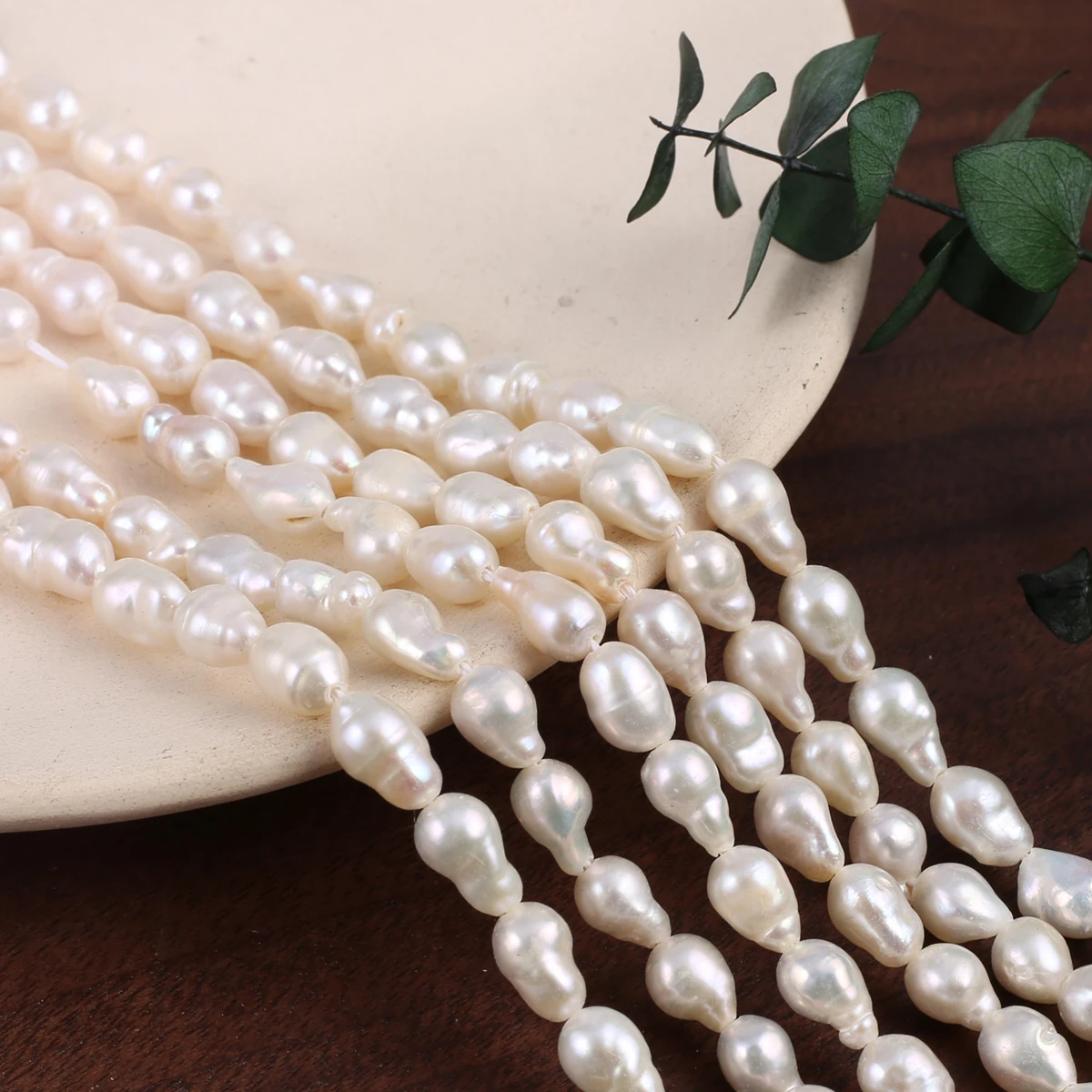Natural Freshwater Pearls Irregular Droplet Shapes Loose Spacing Beaded Jewelry Making DIY Necklaces Earrings Accessories