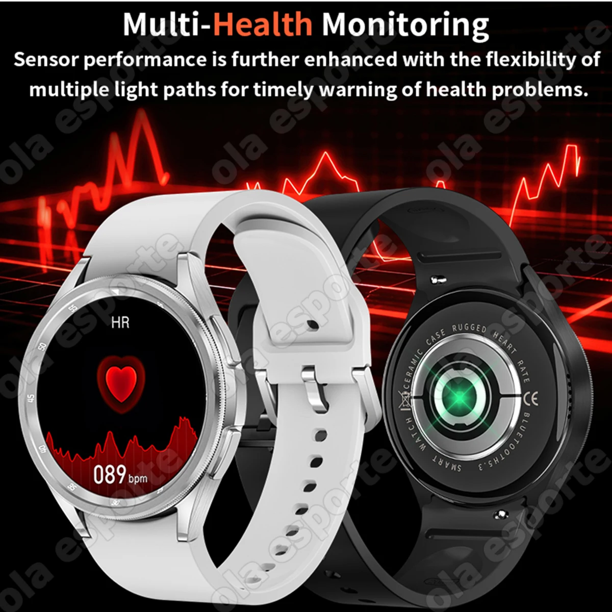 Ŭ NFC Ʈġ, BT ȭ, AMOLED ÷, , ECG , Ϻ Ʈġ, ȵ̵ iOS, 2024 ǰ