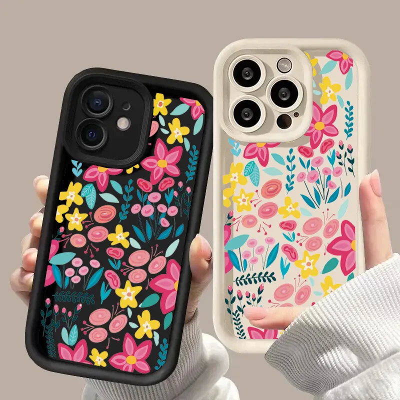 Vibrant Floral Design Phone Case Cover
