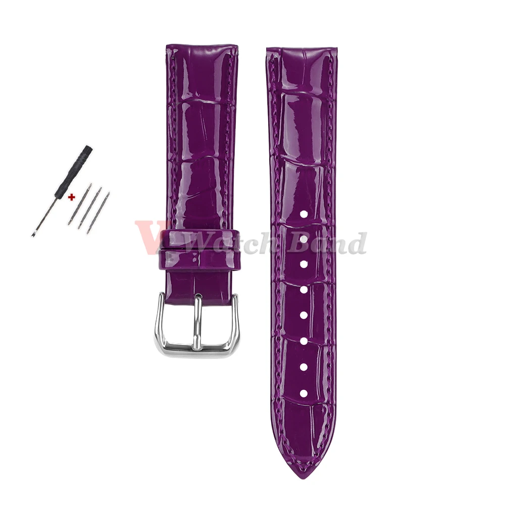 Premium Universal PU Leather Watchband - Soft Replacement Strap