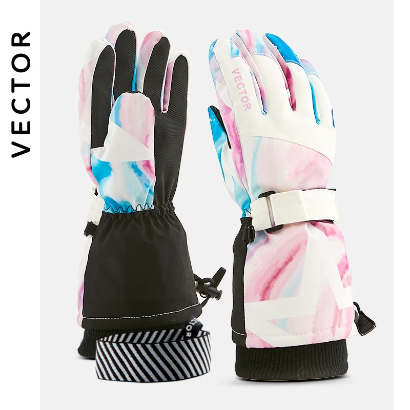 Kids Ski Gloves Kids Snow Mittens Waterproof Ski Gloves For Winter Ski Mittens For Toddler Girls 994336