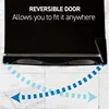 QWCommercial Cool Upright Freezer,Stand Up Freezer 2.8 Cu Ft with Reversible Door,Black 4