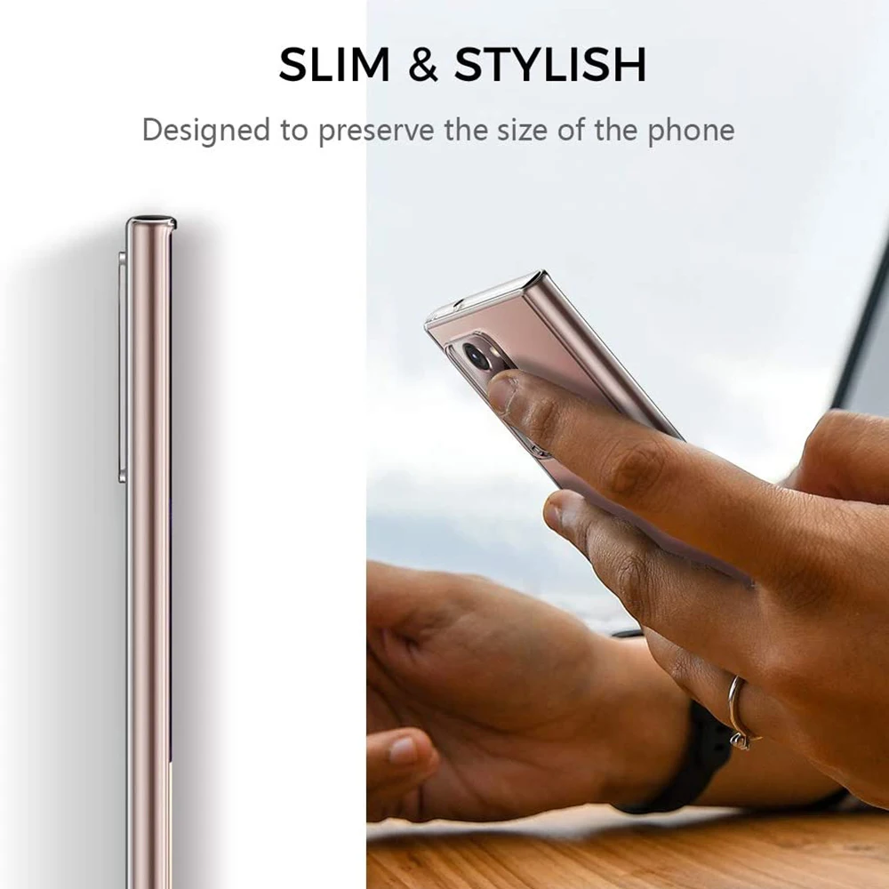 Transparent Silicone Full Cover Clear Soft Phone Case, Thin and Durable