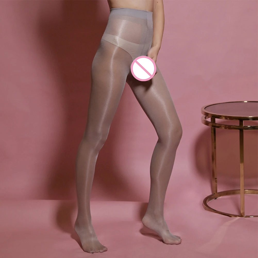 Men Stockings Mens Pantyhose Sexy Men's Oil Shiny See Through Pantyhose JJ Pouch Stockings Underwear Ultra Thin Tights Elastic Man Leggings Lingerie