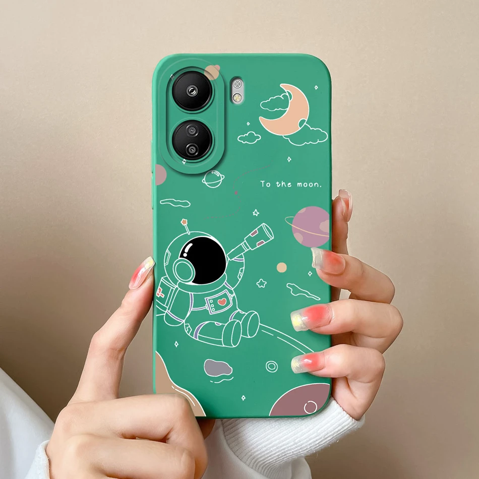 Floral Design Silicone Phone Case with Enhanced Camera Protection and Anti-Drop Features