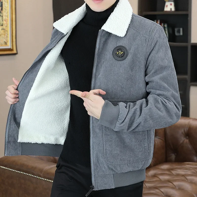 

2023 Winter Fleece-lined Thickened Casual Workwear Jacket