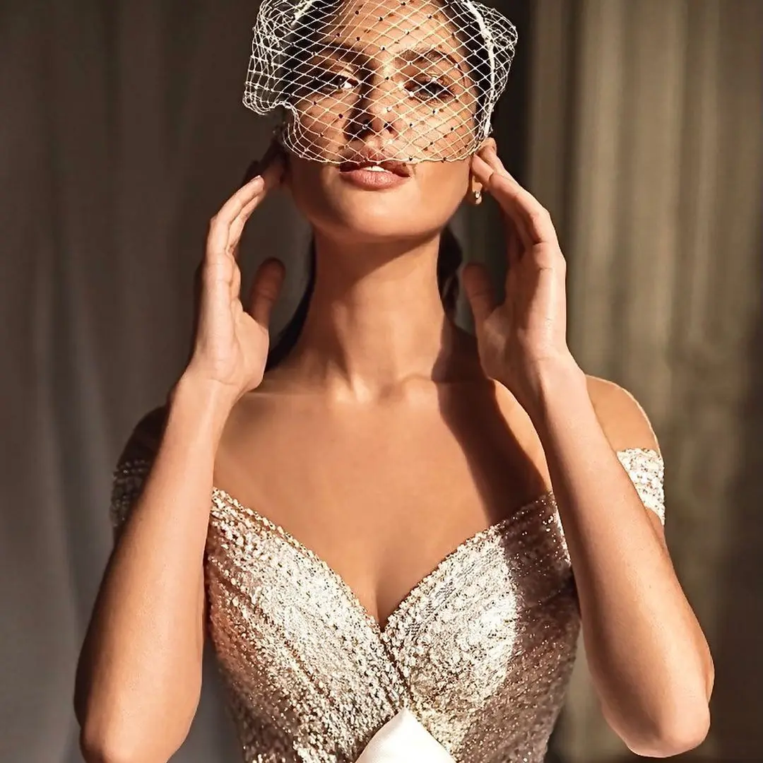 Bridal Veil Short Detachable For Wedding
