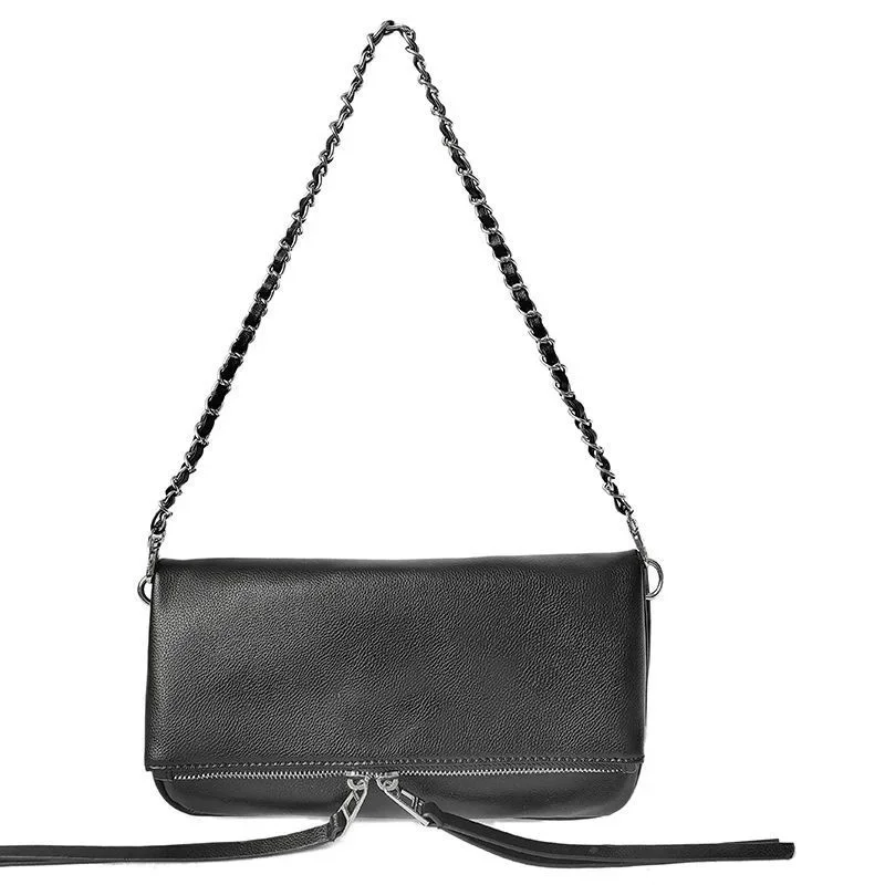 

Simple Bag Casual Letter Bag Trend Handbag Shoulder Solid Messenger Design Lightweight Women Female Big Luxury Chain Color