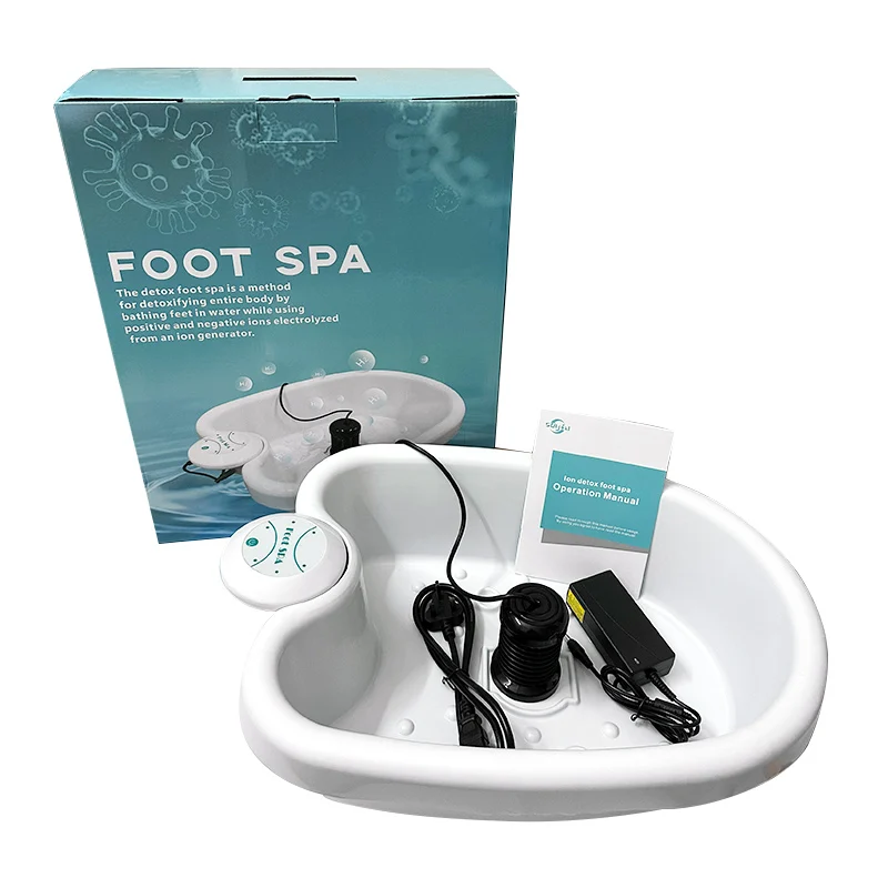 Ionic Foot Detox Machine with Basin Foot Spa Bath Massager Cell Arrays Aqua Cleanse Machine Ionic Detoxifier for Feet Footbath images - 6