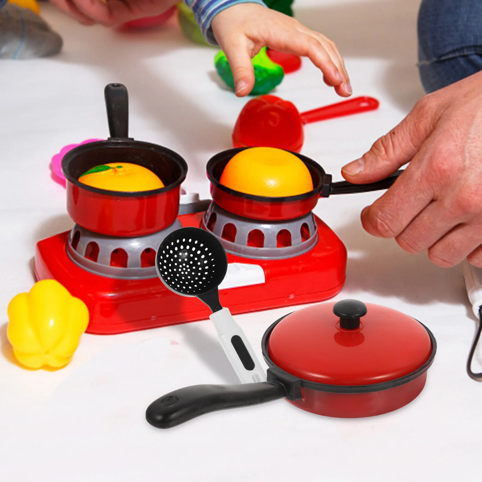 Kitchen Toys Cooking for Kids Fun Children Cookware Food Dollhouse Utensils Pans