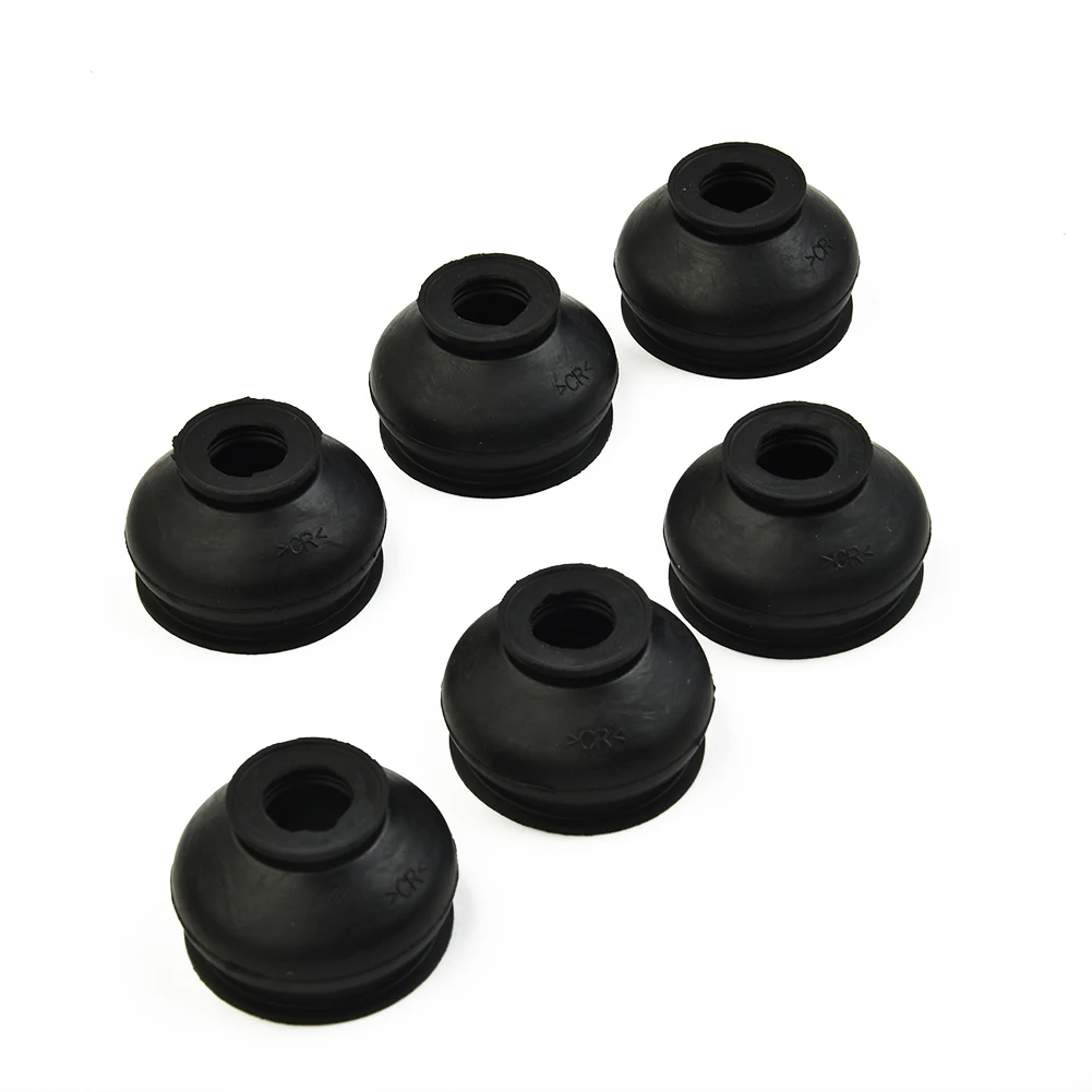 High Quality Practical To Use Replacement Ball Joints 6pcs Black Car Accessories Car Maintenance Dust Boot Gaiters HQ Rubber