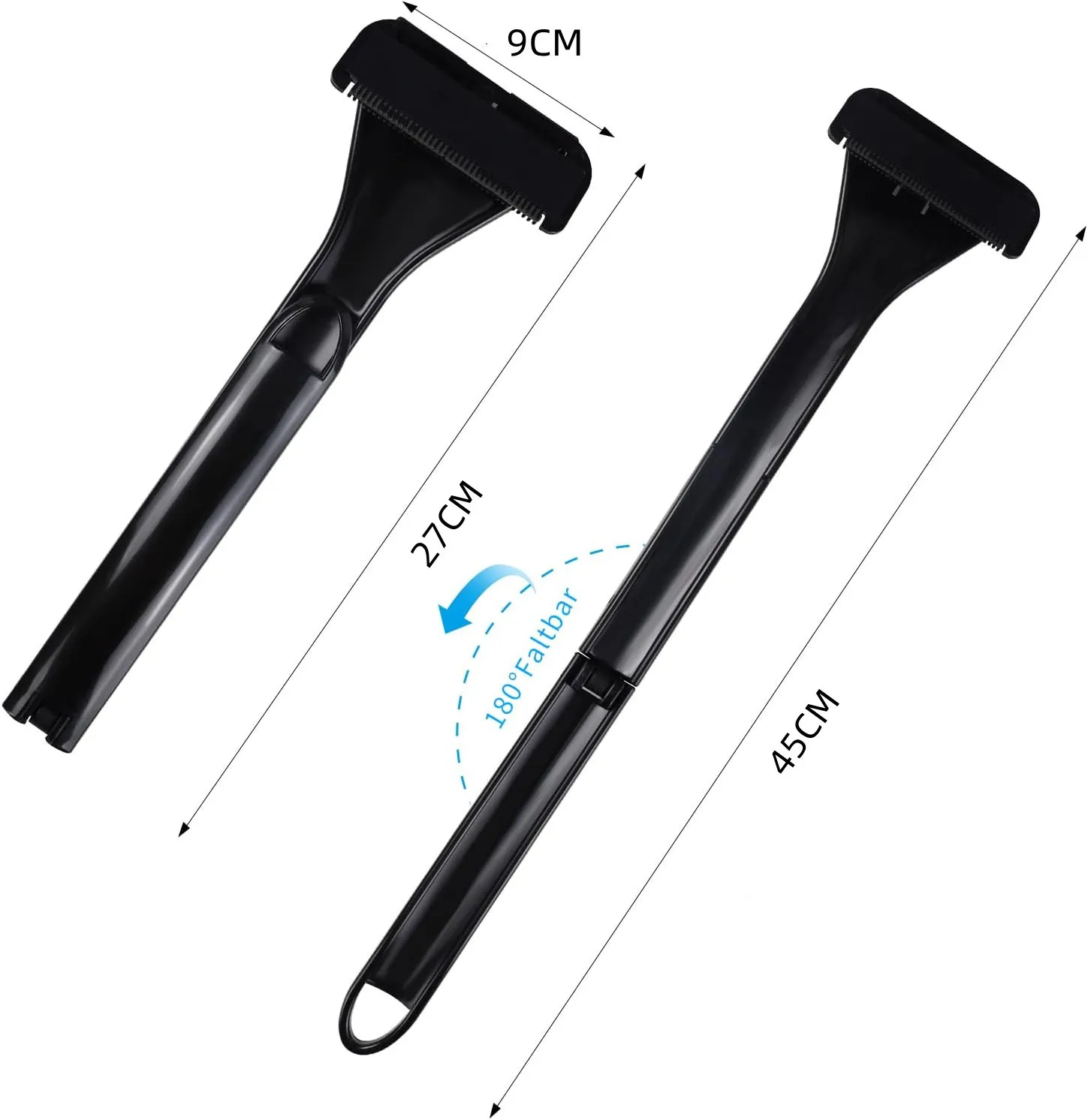 Back shaver handle Cross Border New Men's Back Shaver Manual Folding Back Shaver Long Handle Body Hair Trimmer 3