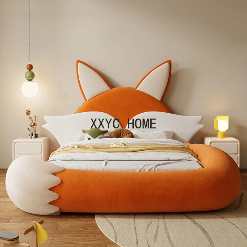 Cute Pretty Children Beds Elegant Modern Luxury Princess Bed Loft Comferter Kinderbett Queen Bedroom Furniture