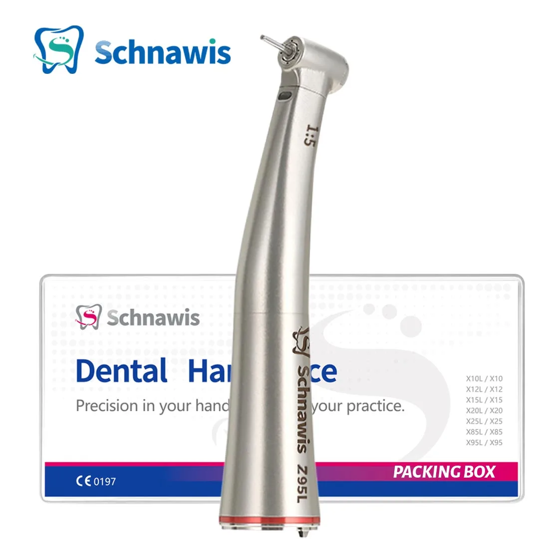 

Dental 1:5 Z95L Mini Head Increasing Speed Handpiece Optic Fiber Dentistry Against Contra Angle Handpieces Electric Hand Piece