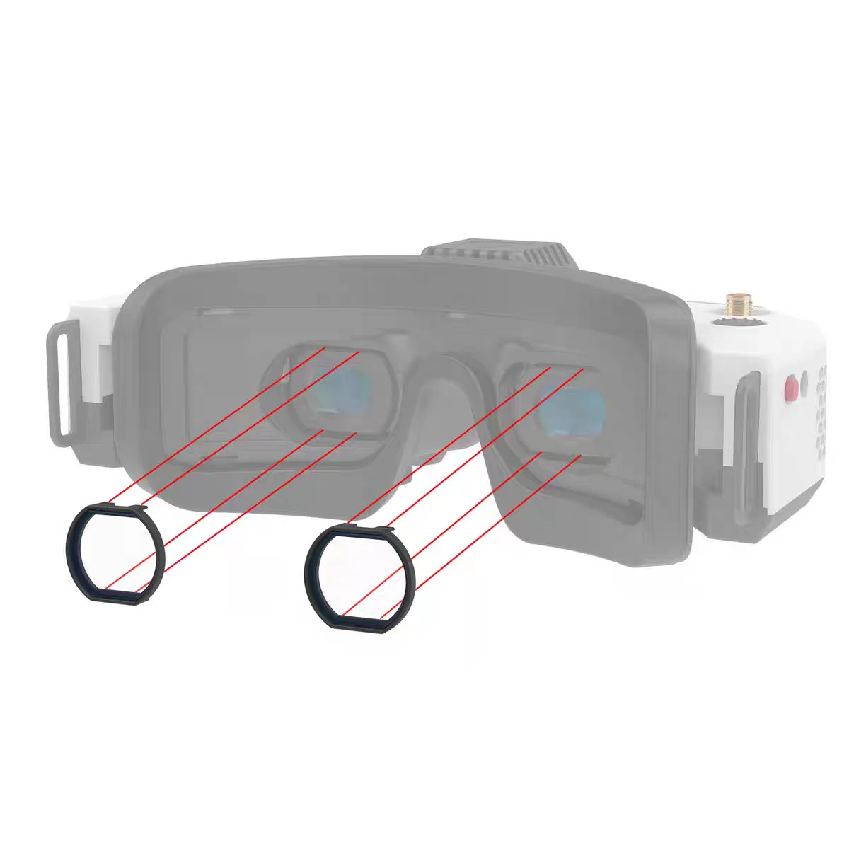 HDZERO Goggles2 FPV 안경 HD 시뮬레이션 호환 레이싱 HDZ3520 FPV 레이싱용