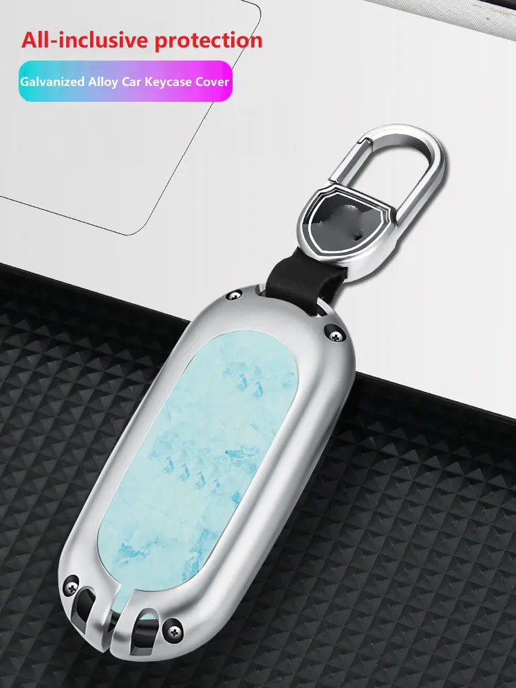 

Fashion Ziny Alloy Car Key Case Cover Shell for Mercedes Benz A B C E S Class W204 W205 W210 W212 W213 W176 W463 GLC GLB GLE AMG