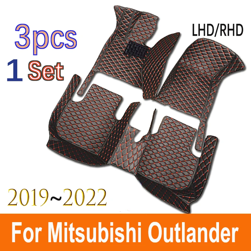 

Автомобильные коврики для Mitsubishi Outlander 2022 2021 2020 2019 (5 местные), коврики, индивидуальный чехол, аксессуары для интерьера автомобиля, водонепроницаемые