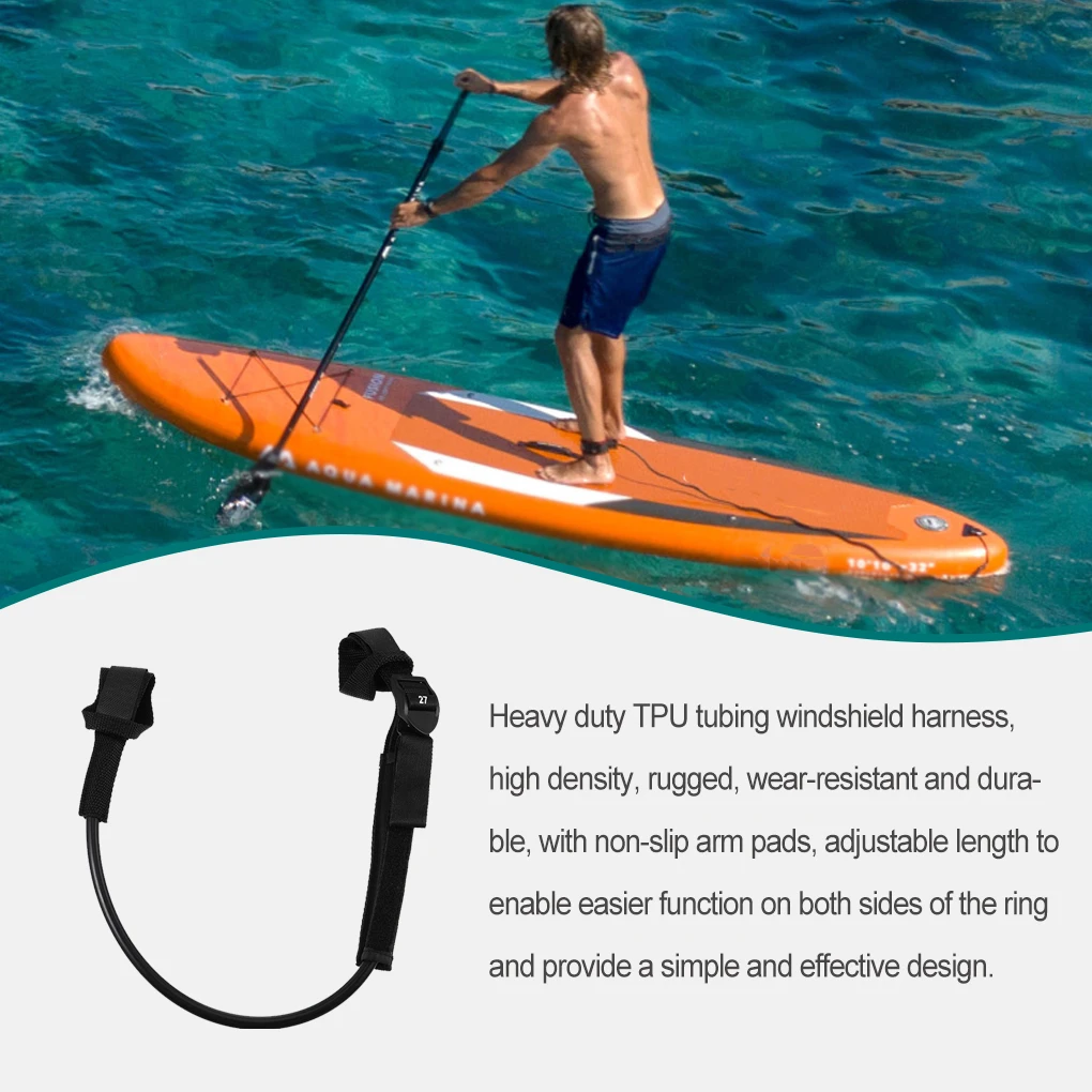 

2pcs Windsurfing Harness Line Windsurf Part Fixed Rope Sailing Tool
