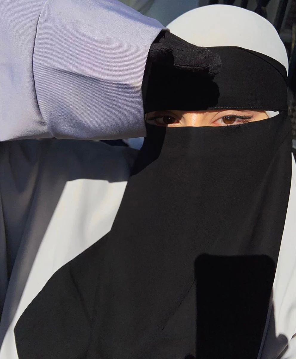 Tie back Face Mask Niqab Full Cover Muslim Woman Hijab Scarf Headscarf Turban Cap Bonnet