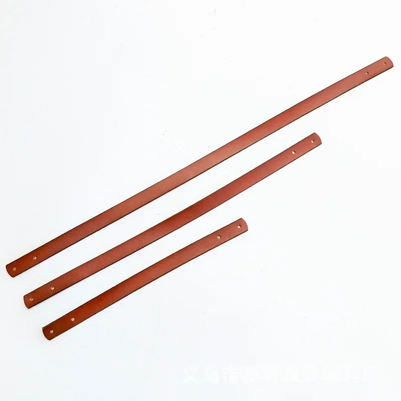 Genuine Leather Shoulder Strap - Adjustable Multi-Length 35/45/60cm, DIY Replacement for Handbags, Solid Color Прылада 체인