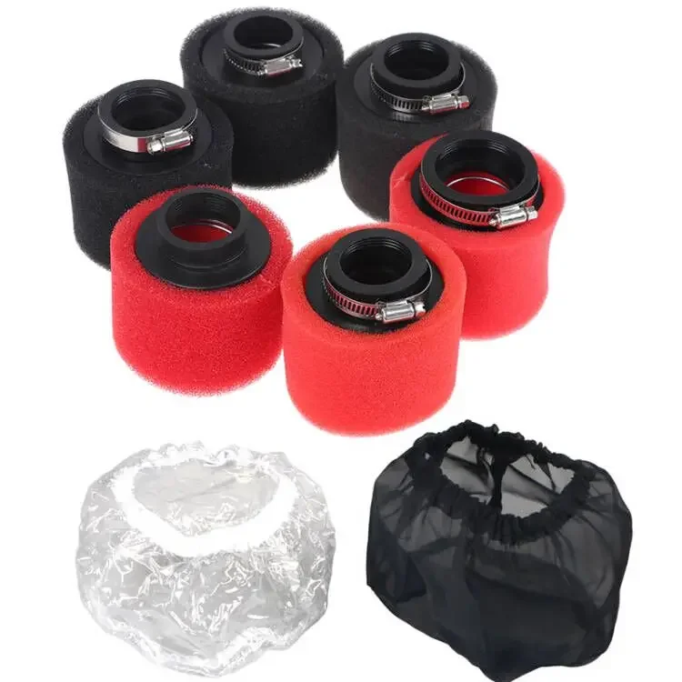 Air Filter Motorcycle Air Filter Air Filter Cleaner Motocross Air Filter 35/38/40/42/45/48mm for 50-200cc Dirt Pit Bike Motocross ATV SSR KLX Minibike
