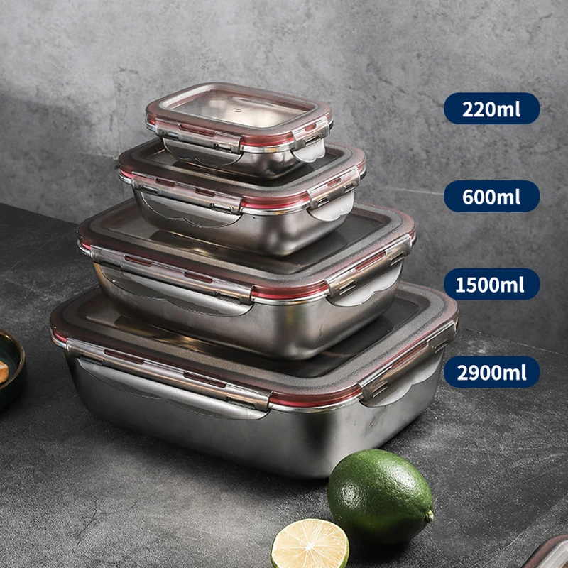 304 Stainless Steel Bento Box 1
